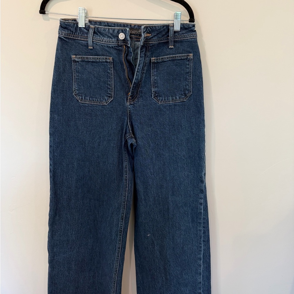 Mavi Women's Dark Blue Straight Leg Jeans